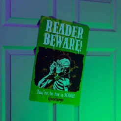 Goosebumps - Reader Beware Metal Sign