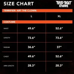 Terrifier - Art the Clown Costume